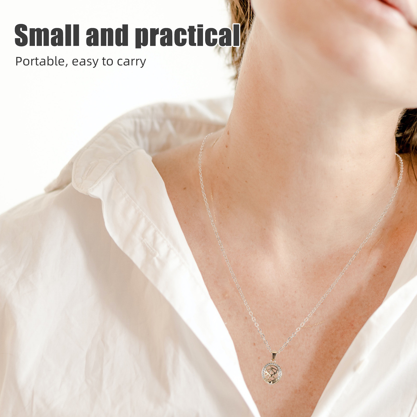 1 paar Zon-Maan ketting voor k - Magnetic Couple Matching Necklaces recensie en prijs