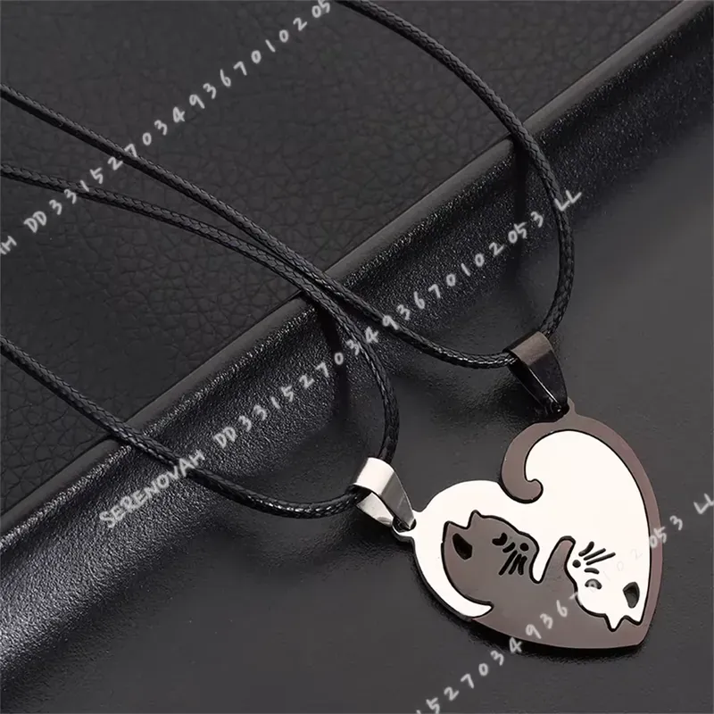 1 paar creatieve schattige roe - Magnetic Couple Matching Necklaces recensie en prijs