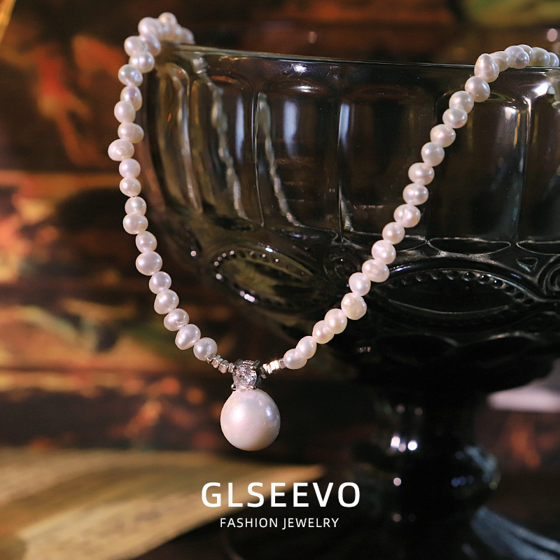 Nieuwe Mode Zoetwaterparel Zir - Pearl Choker Necklace Vintage recensie en prijs