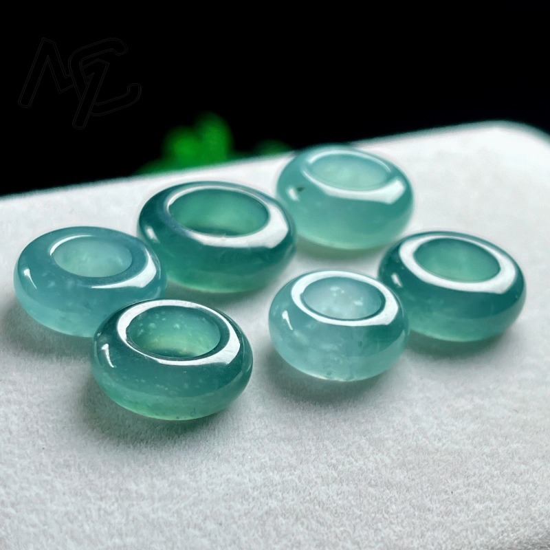 Natuurlijke smaragd blauw wate - Rings recensie en prijs
