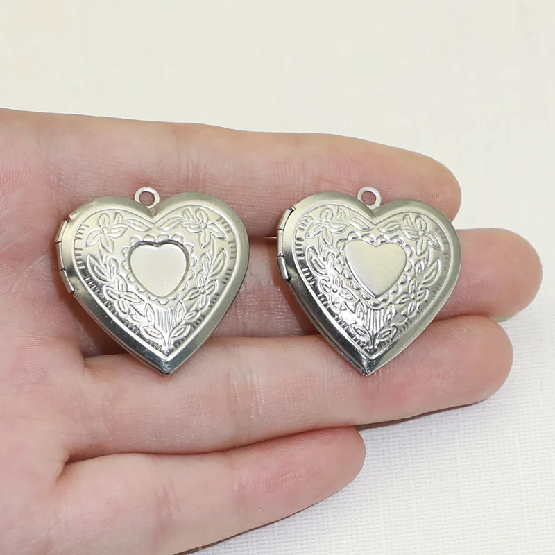 Boyute (20 Stuks/partij) 316 R - Heart Locket Necklace Photo recensie en prijs