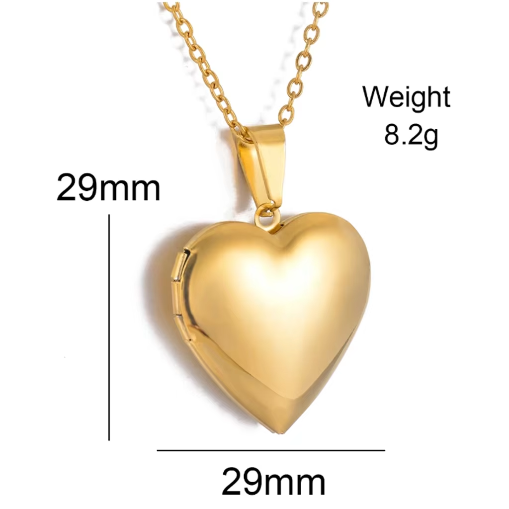 Aangepaste gepersonaliseerde h - Heart Locket Necklace Photo recensie en prijs