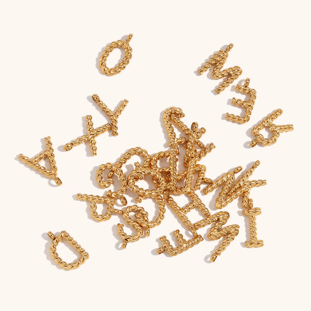 Gepersonaliseerde 3D-letterket - Initial Letter Necklace 18K Gold recensie en prijs