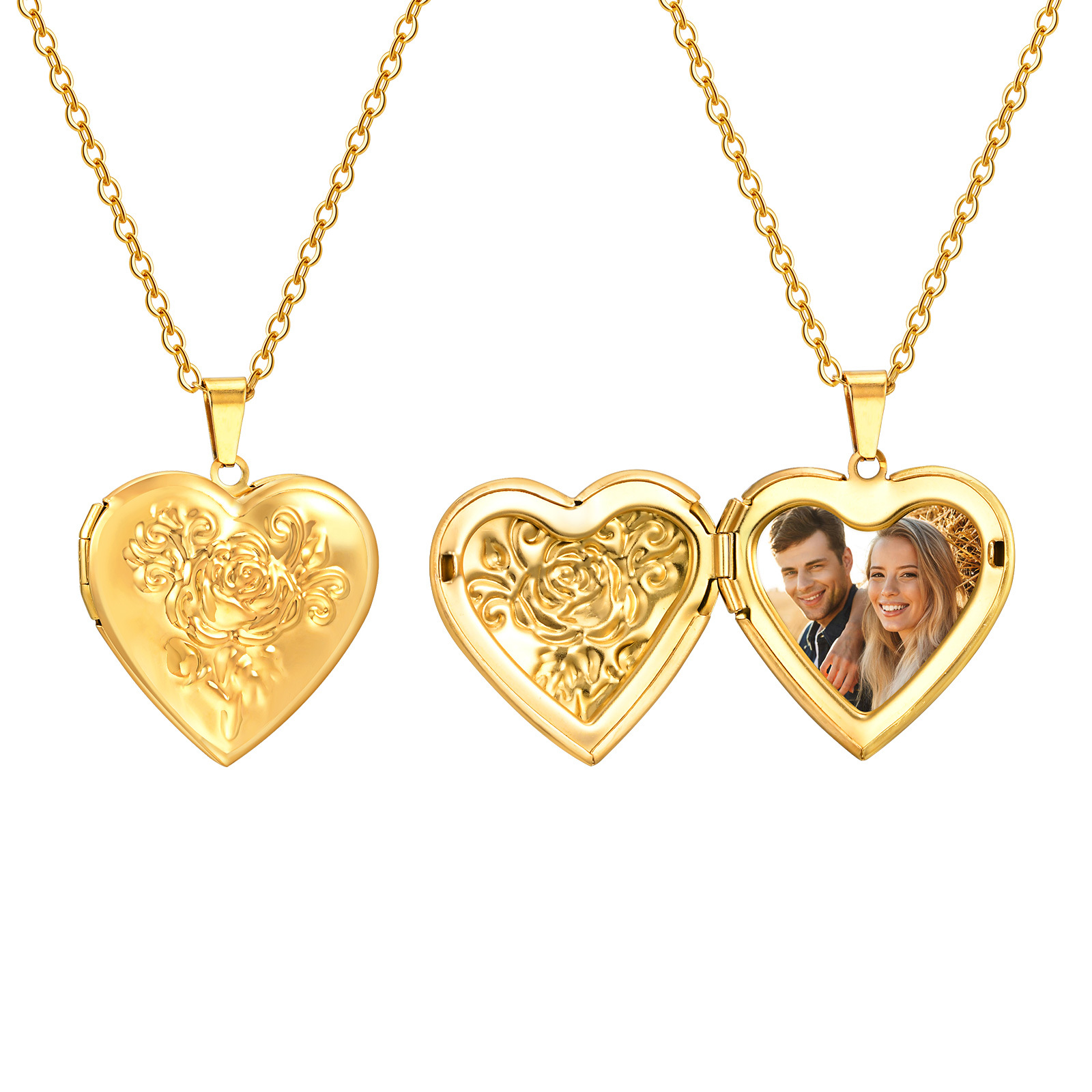 Gepersonaliseerde hart hanger  - Custom Name Necklace Stainless Steel recensie en prijs