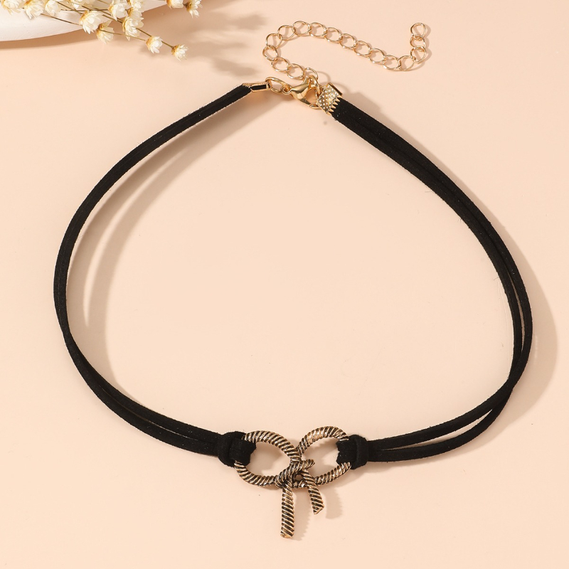 Vintage metalen boog choker ke - Layered Pendant Necklace Aesthetic recensie en prijs