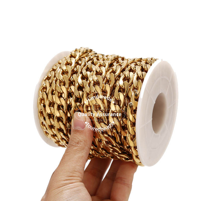 1M Gold Tone 12Mm Breedte Zwar - Cuban Link Chain 12Mm recensie en prijs