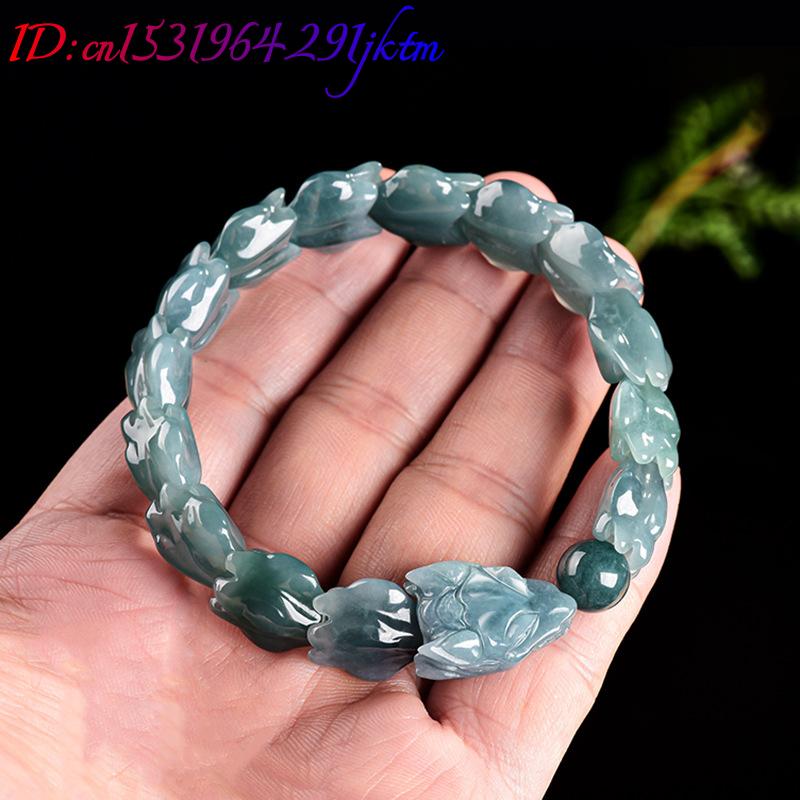 Blauwe Birmese Jadeïet Draak A - Bracelets recensie en prijs
