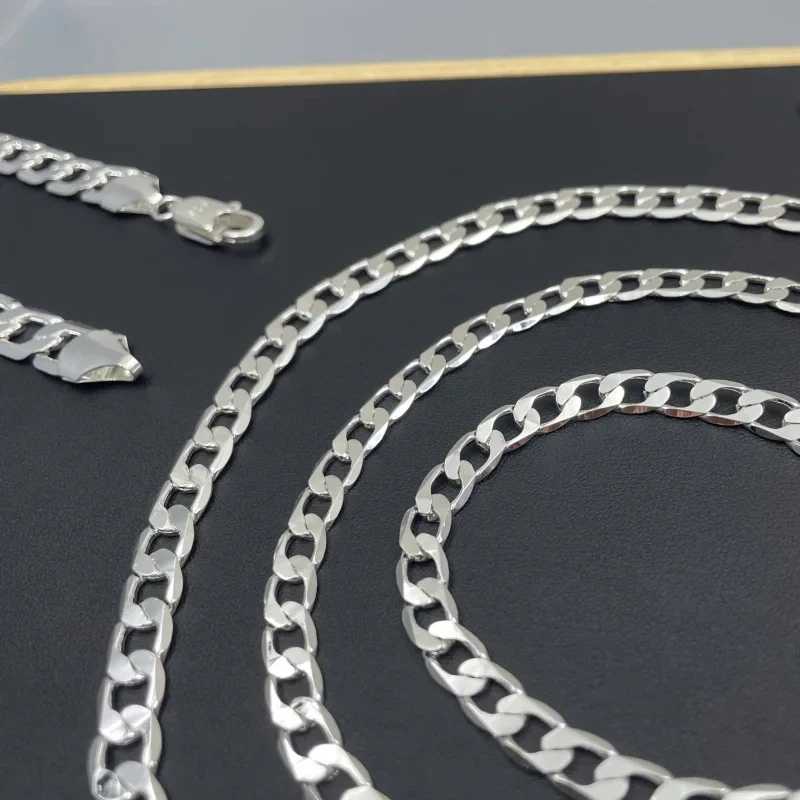 Heren 925 sterling zilveren ke - Cuban Link Chain 12Mm recensie en prijs