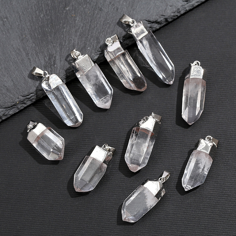 Natuurlijke heldere kwartskris - Crystal Pendant Necklace Natural Stone recensie en prijs