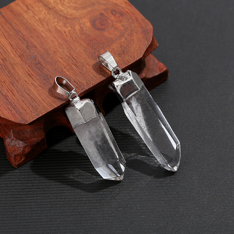 Natuurlijke heldere kwartskris - Crystal Pendant Necklace Natural Stone recensie en prijs