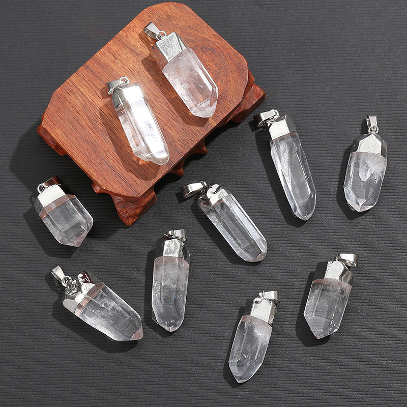 Natuurlijke heldere kwartskris - Crystal Pendant Necklace Natural Stone recensie en prijs