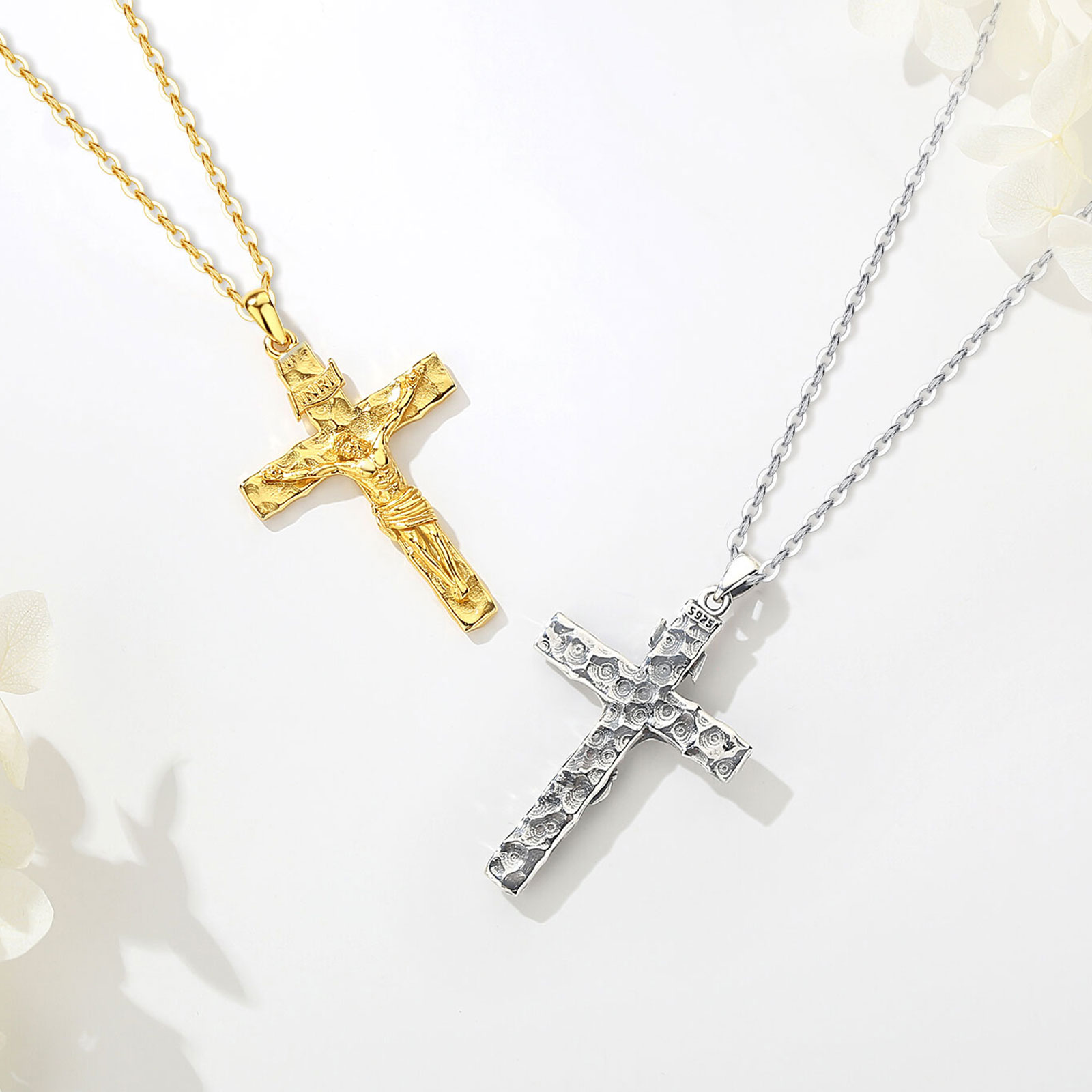 Eudora Kruisbeeld Kruis Kettin - Cross Pendant Necklace Gold recensie en prijs
