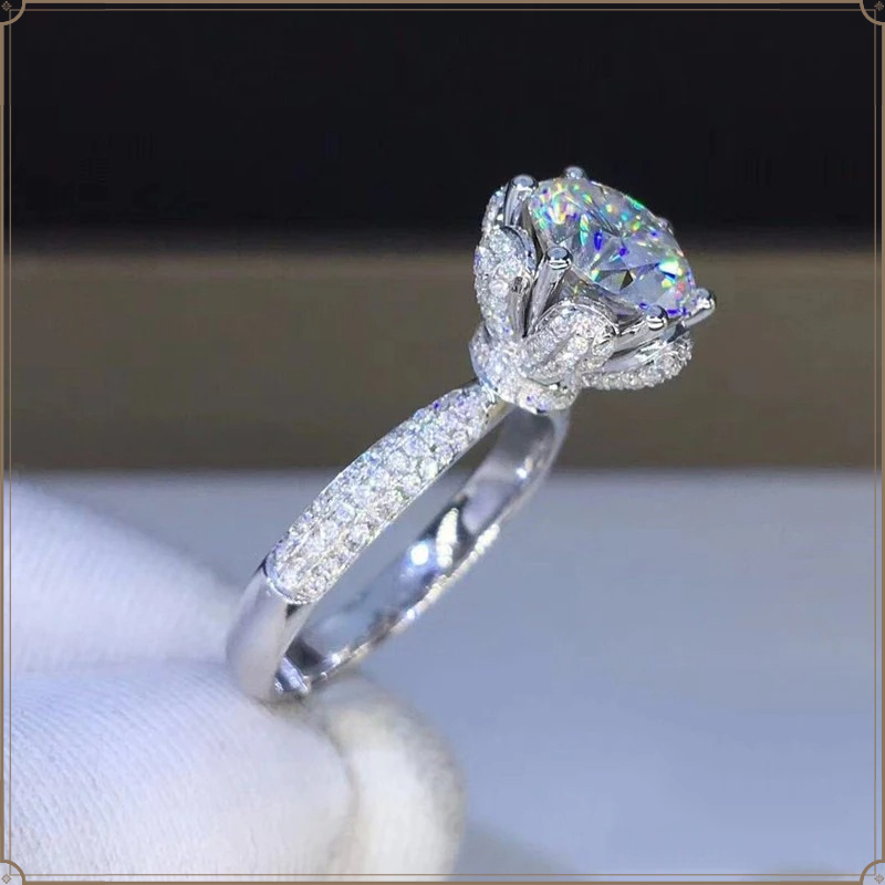 Morganiet ring met VVS1-klasse - Moissanite Engagement Ring 1 Carat recensie en prijs