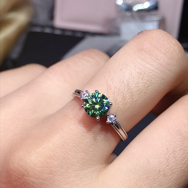 Morganiet ring met VVS1-klasse - Moissanite Engagement Ring 1 Carat recensie en prijs