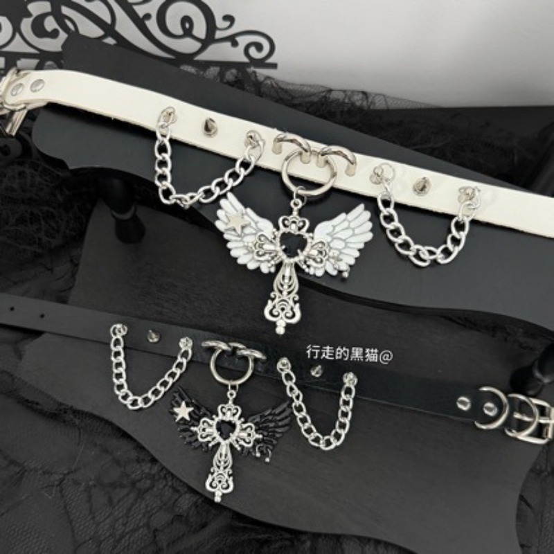 Gotische Subcultuur Engelenvle - Layered Pendant Necklace Aesthetic recensie en prijs