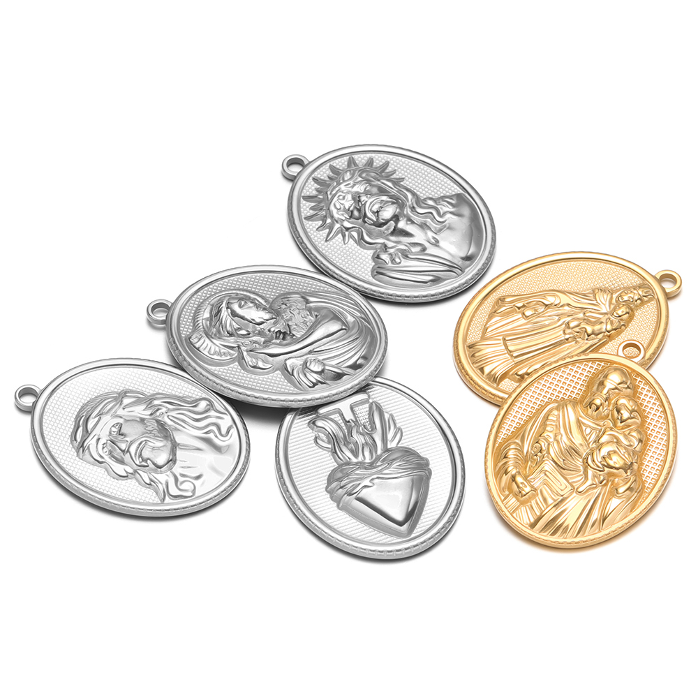 5 stuks roestvrij staal goud o - Cross Pendant Necklace Gold recensie en prijs