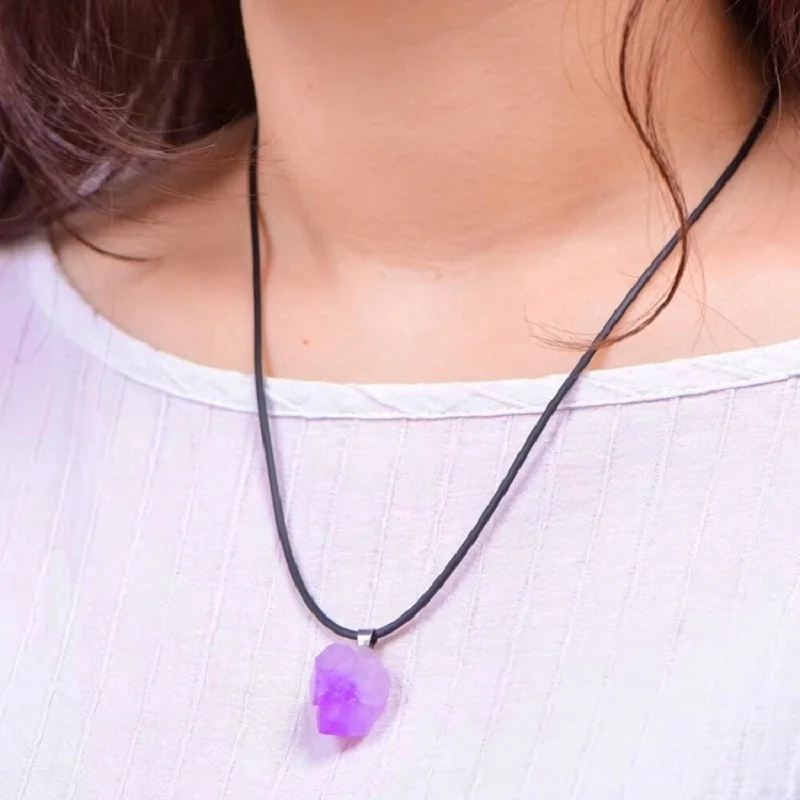 Natuurlijke Amethisten Bloem K - Crystal Pendant Necklace Natural Stone recensie en prijs