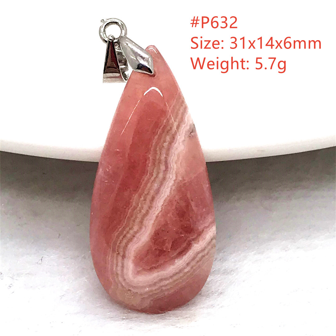 Top Natuurlijke Rode Rhodochro - 925 Sterling Silver Chain Necklace Men recensie en prijs