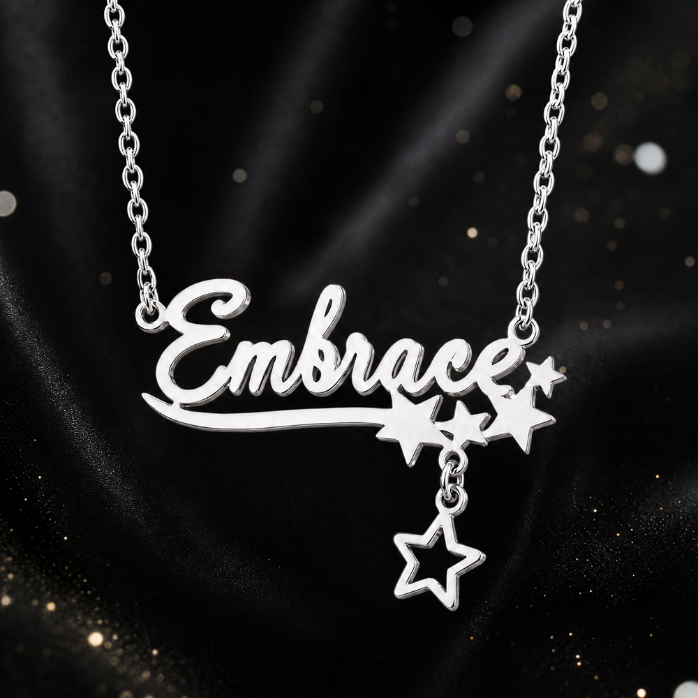 Aangepaste vlinder naam kettin - Custom Name Necklace Stainless Steel recensie en prijs