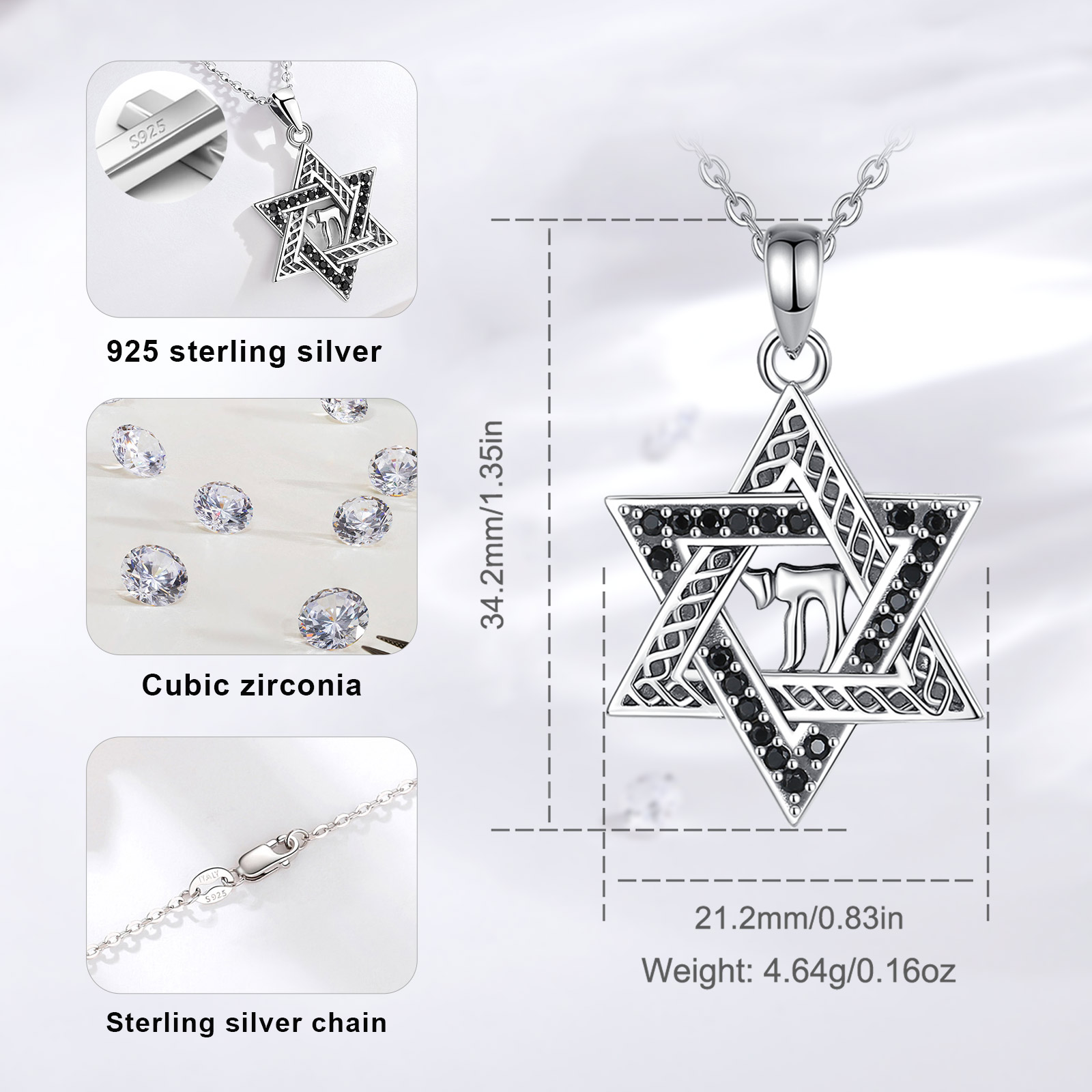 Eudora 925 Sterling Zilveren S - 925 Sterling Silver Chain Necklace Men recensie en prijs