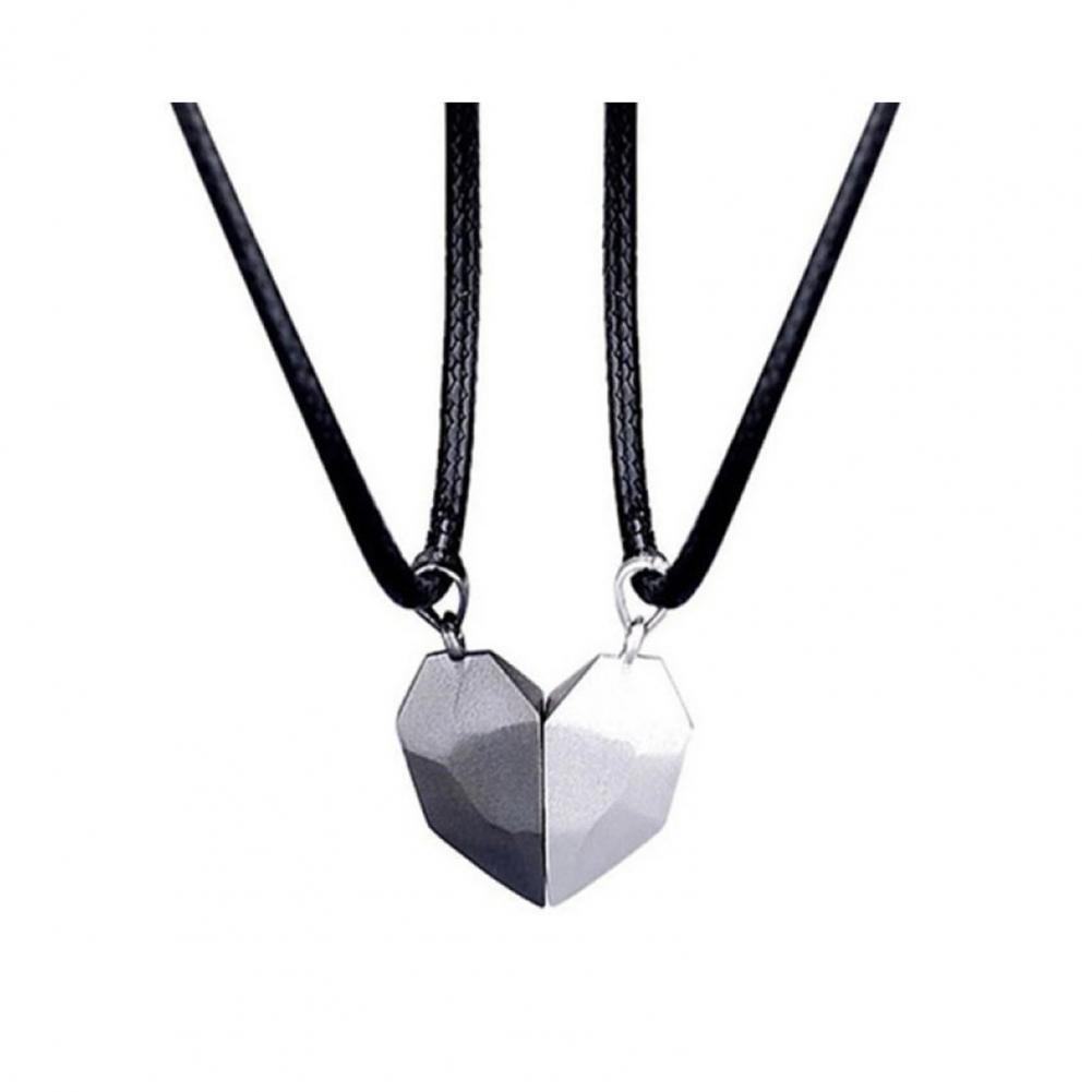 Hartvormige hanger ketting, bi - Magnetic Couple Matching Necklaces recensie en prijs