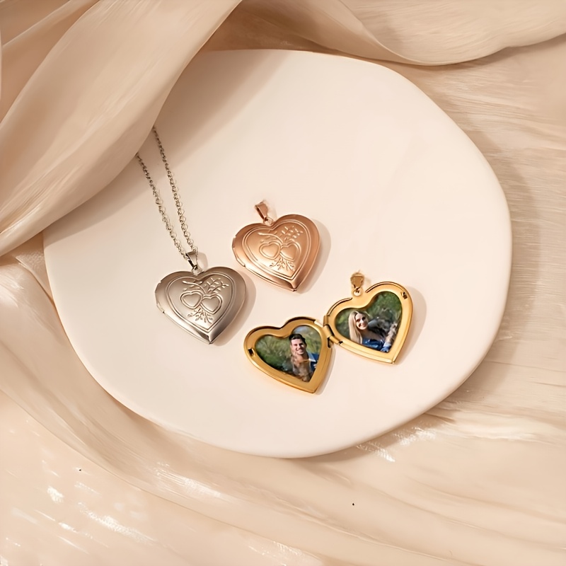 Gepersonaliseerde 1/2 Foto Hal - Heart Locket Necklace Photo recensie en prijs