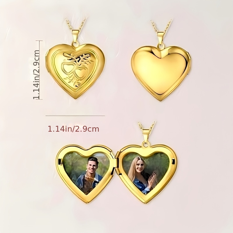 Gepersonaliseerde 1/2 Foto Hal - Heart Locket Necklace Photo recensie en prijs