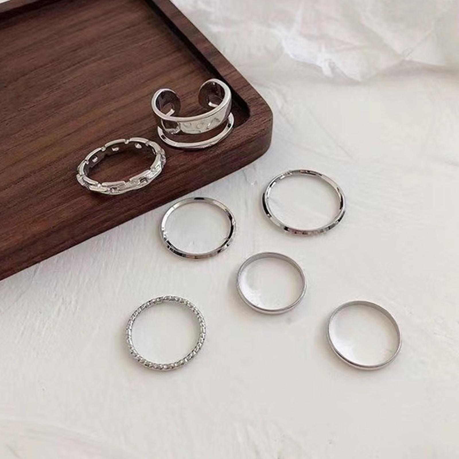 Dames Hip Hop Ring Set Vintage - Vintage Punk Knuckle Rings Set recensie en prijs